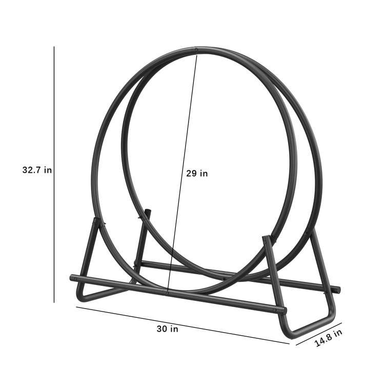 Wayfair log rack hot sale